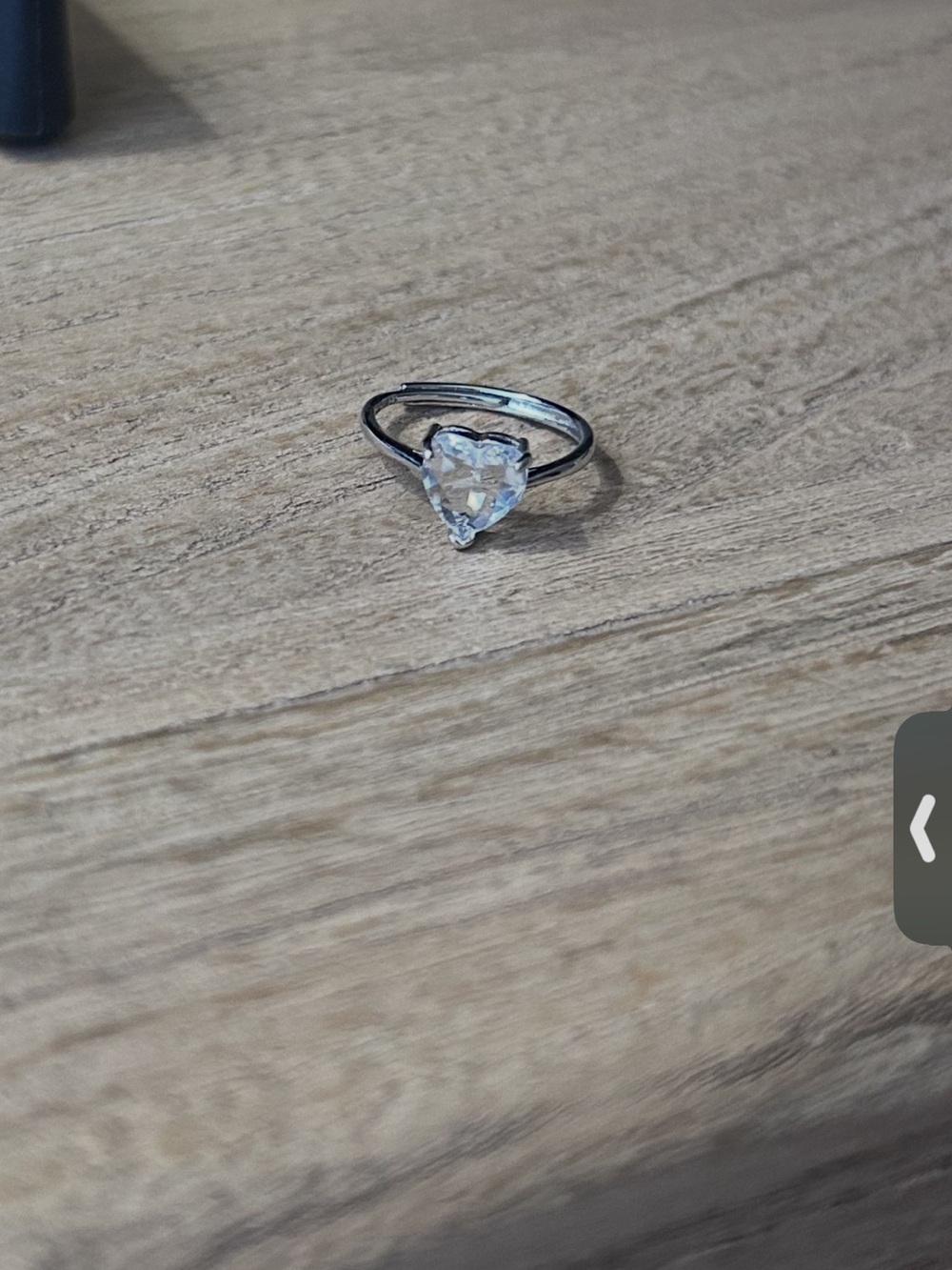 Sterling Silver 925 Crystal Ring